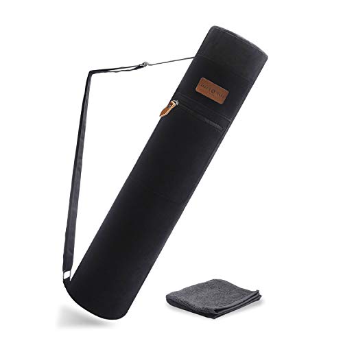 ALLEN & MATE Yoga Mat Bag and Carriers for Women and Men with Face Tow