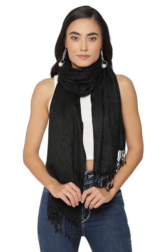 ALLEN & MATE Handcrafted Soft Pashmina Shawl Scarf Wrap Stole for Women in Solid Colors