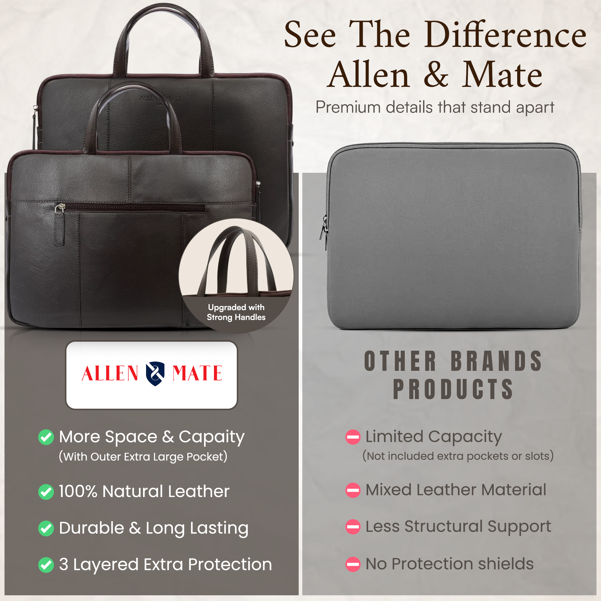 Leather Laptop Case