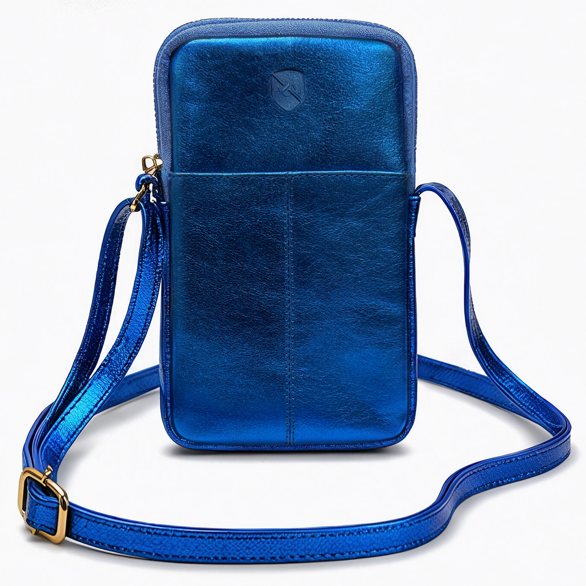 Metallic Leather Small Crossbody Bags