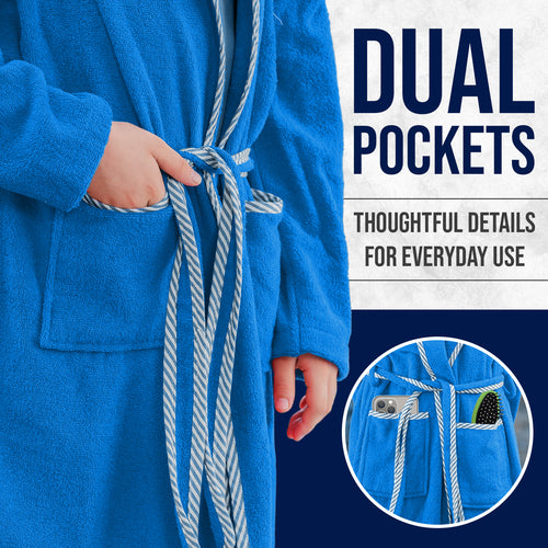 Kids Bathrobe Piping