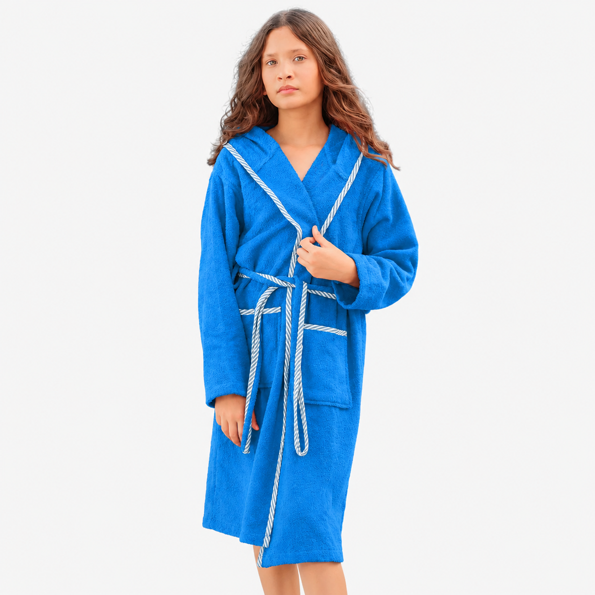 Kids Bathrobe Piping