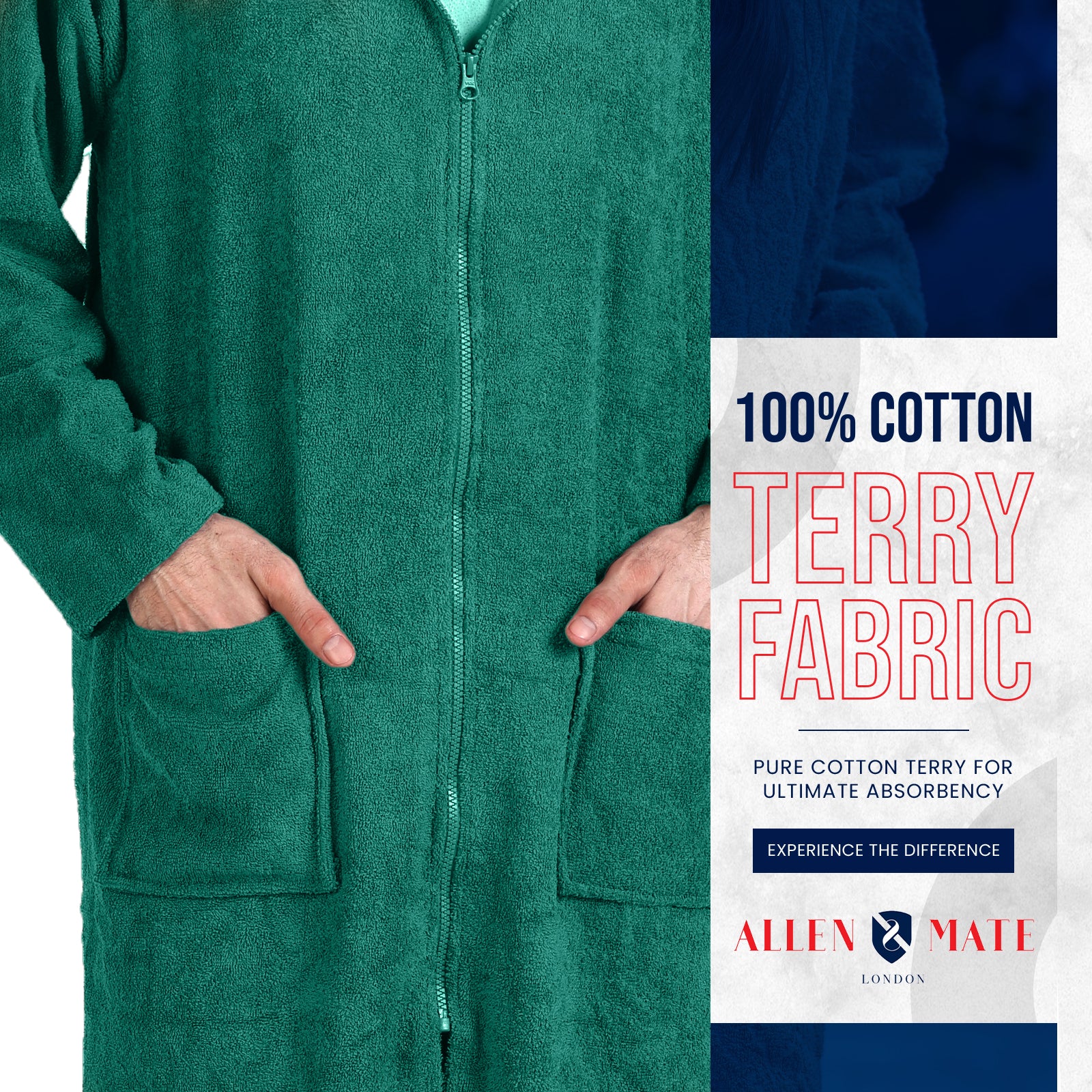 Adult Bathrobe Zipper