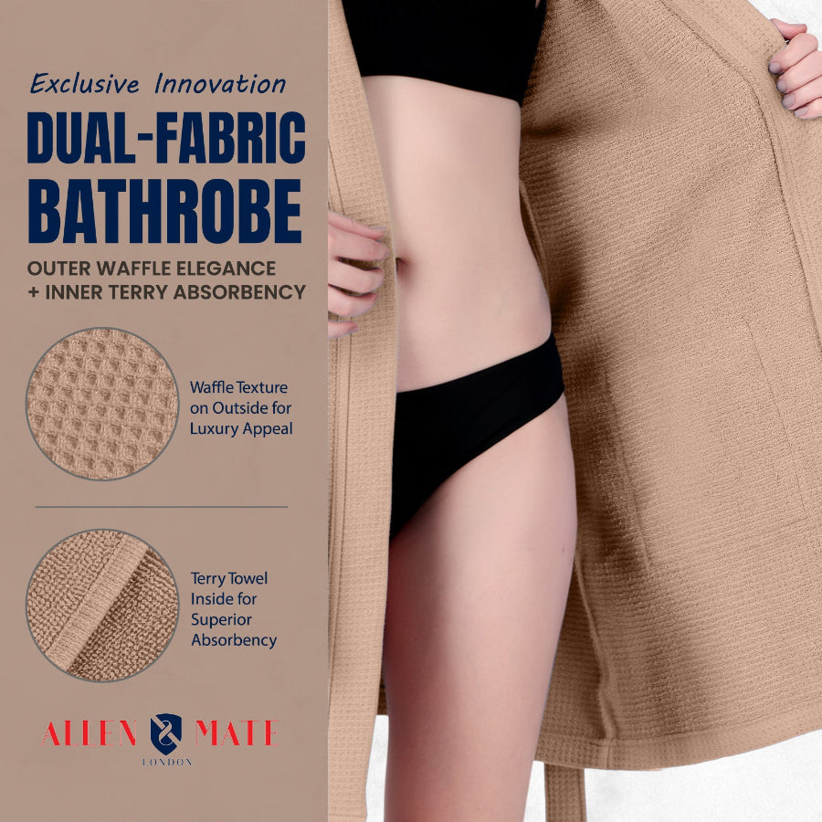 Ladies Bathrobe Waffle