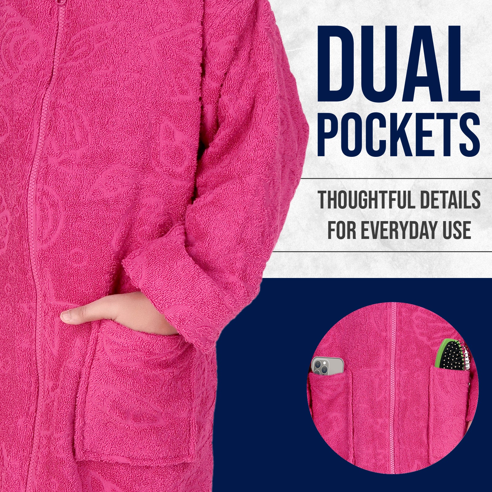 Zipper Kids Bathrobe