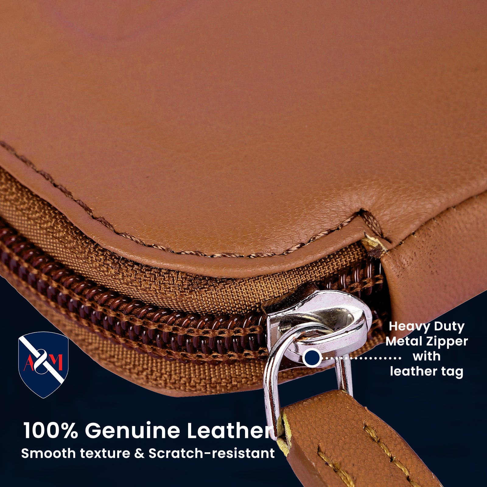 ALLEN & MATE Genuine Leather Travel Phone Sleeve & Passport Case – Slim Mobile Pouch Fits iPhone 17/17 Pro/17 Pro Max, 16/16 Plus/16 Pro/16 Pro Max, 15 Samsung Android – Travel Wallet