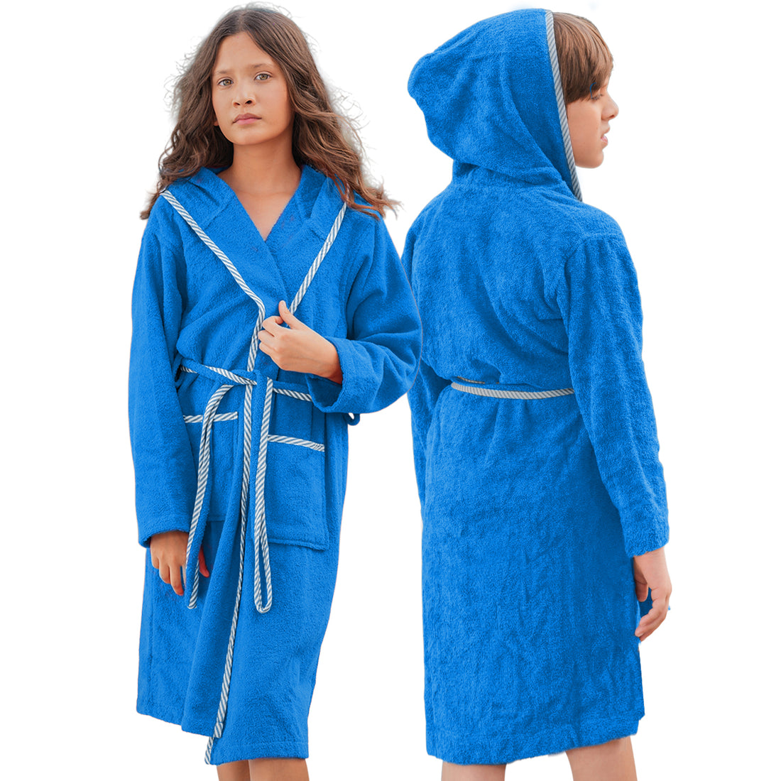 Kids Bathrobe Piping