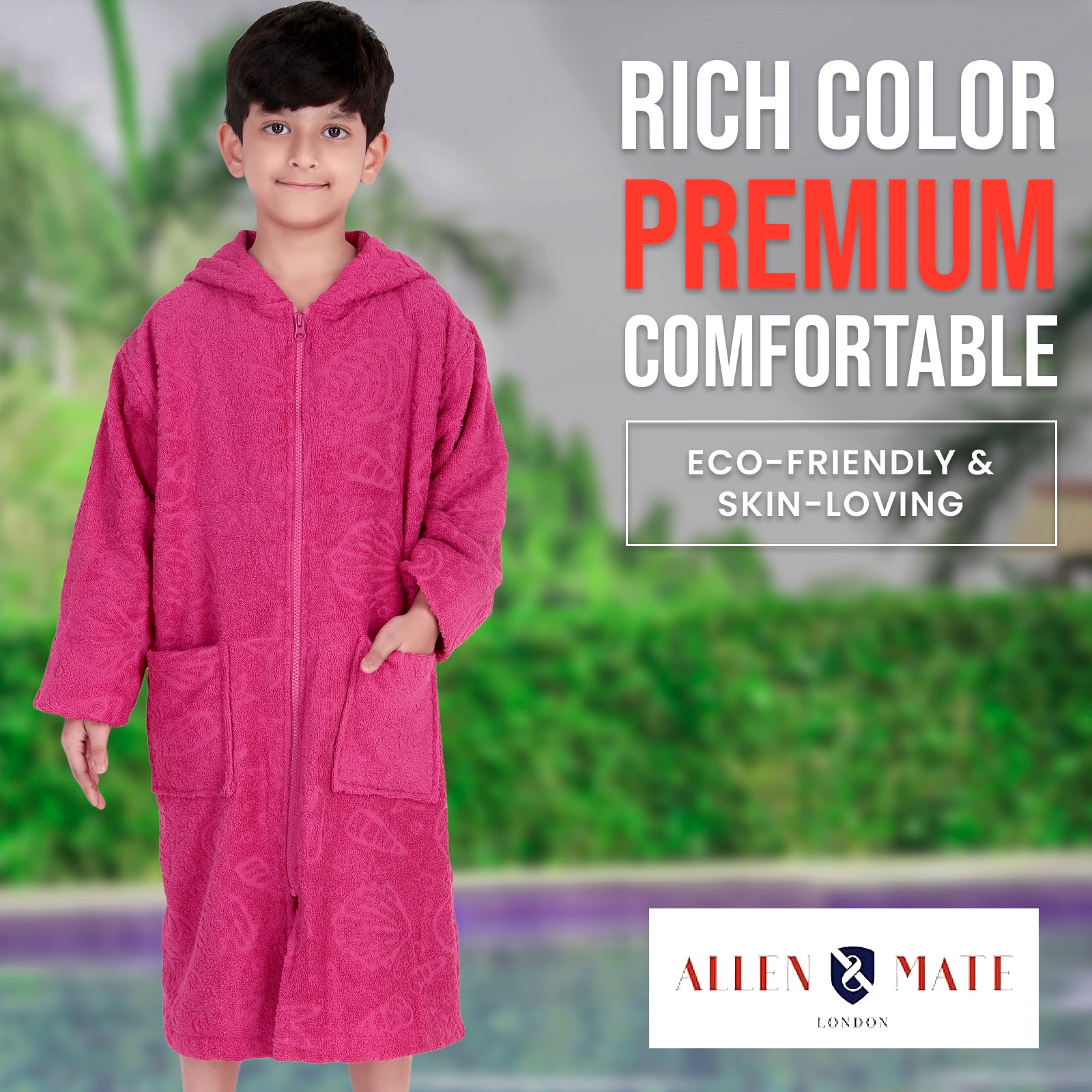 Zipper Kids Bathrobe