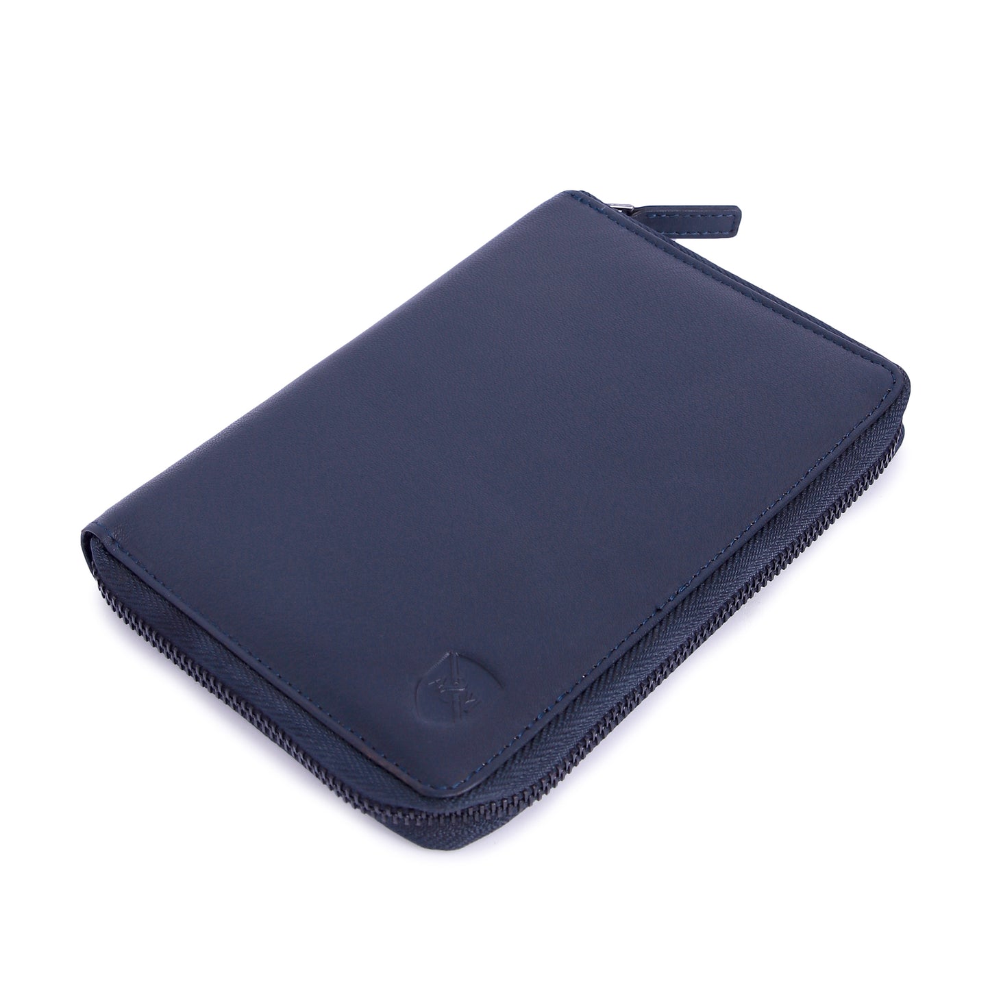 ALLEN & MATE Passport Holder Travel Wallet, 100% Leather RFID Blocking Travel Document Organiser for Men & Women