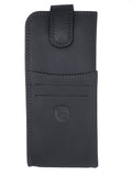ALLEN & MATE 100% Leather Slim Glasses Case for Reading and Computer Glasses for Men/Women with Optional Inbuilt Card Holder