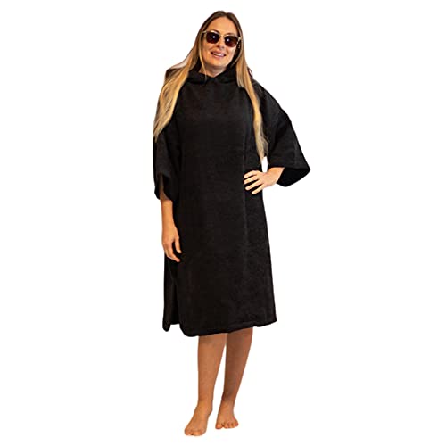Hooded Towel Poncho for Adults
