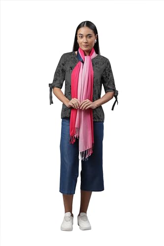 ALLEN & MATE Handcrafted Soft Pashmina Shawl Scarf Wrap Stole for Women in Solid Colors