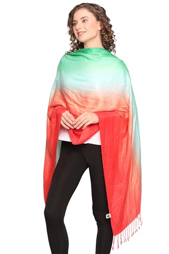 ALLEN & MATE Handcrafted Soft Pashmina Shawl Scarf Wrap Stole for Women in Solid Colors