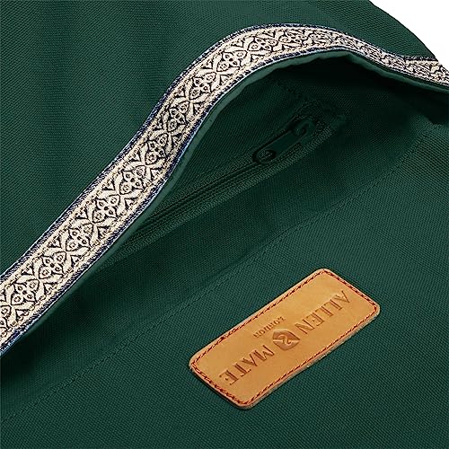 ALLEN & MATE Large Yoga Mat Bag with Side Pocket and Zipper Pocket, Fit Most Size Mats