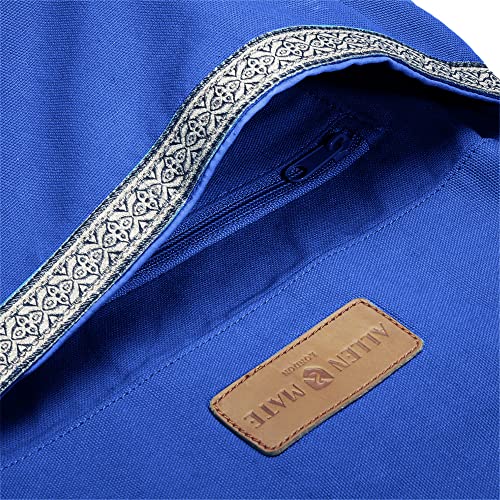 ALLEN & MATE Large Yoga Mat Bag with Side Pocket and Zipper Pocket, Fit Most Size Mats