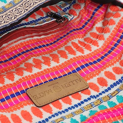 ALLEN & MATE Large Yoga Mat Bag with Side Pocket and Zipper Pocket, Fit Most Size Mats